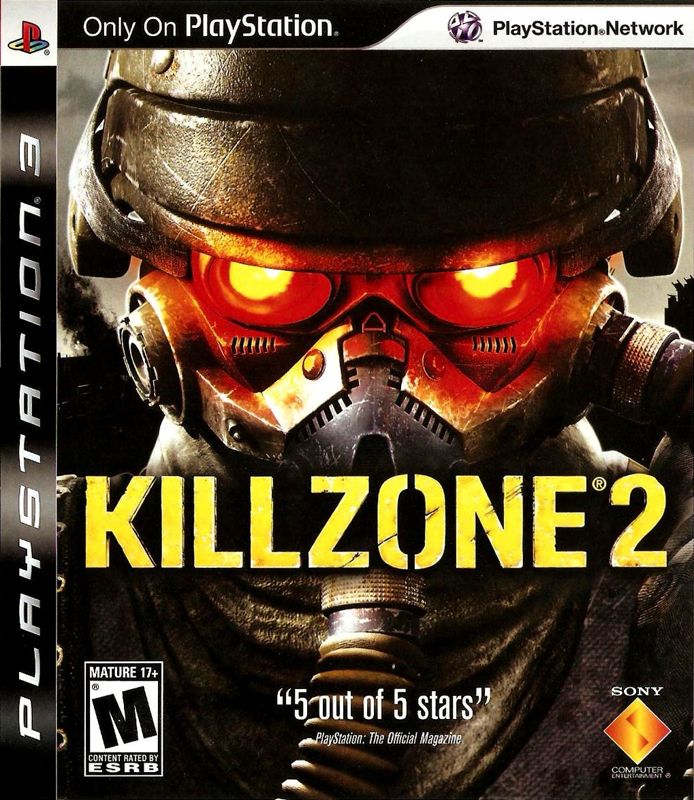 Killzone 2 box art for Playstation 3